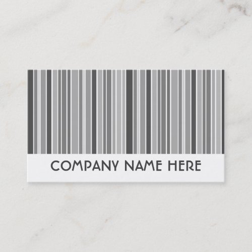 grey stripes business card template