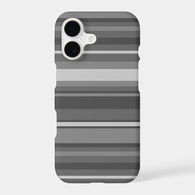 Grey stripes Case-Mate iPhone case (Back)