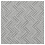 Grey stripes double weave pattern fabric