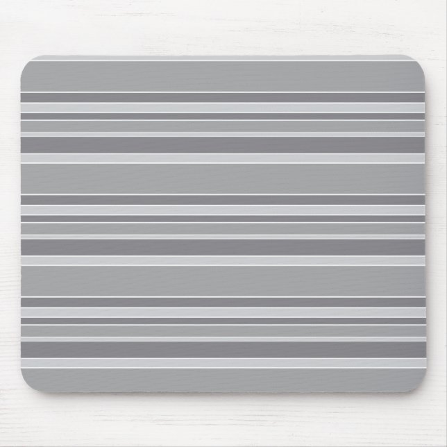 Grey stripes mouse pad (Front)