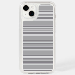 Grey stripes OtterBox iPhone 14 plus case