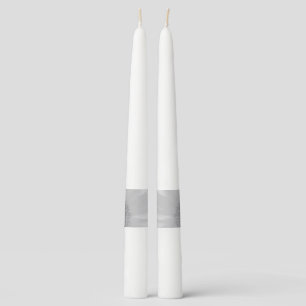 Grey sunflower funeral memorial taper candle