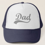 Grey Swash Dad Trucker Hat
