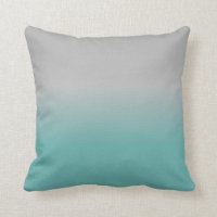 Grey Teal Ombre Fading