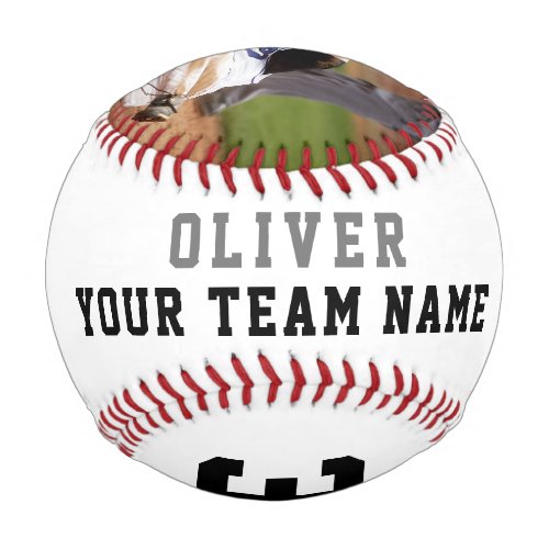 Grey Team Name Player Number Name Photo Baseball