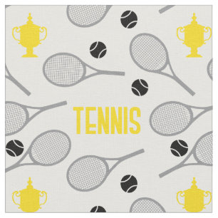 Grey Tennis rackets  - customizable! Fabric