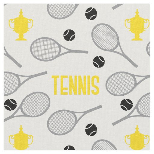 Grey Tennis rackets  - customizable! Fabric