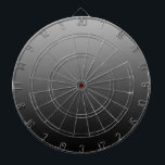 Grey to Black Gradient Dartboard<br><div class="desc">Very cool gradient from gray to black.

Designed in Washington State,  USA for your enjoyment. Thanks for supporting independent artists!</div>