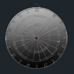 Grey to Black Gradient Dartboard<br><div class="desc">Very cool gradient from gray to black.
Designed in Washington State, USA for your enjoyment. Thanks for supporting independent artists!</div>