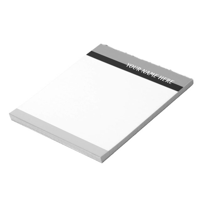 Grey Tones Notepad (Rotated)