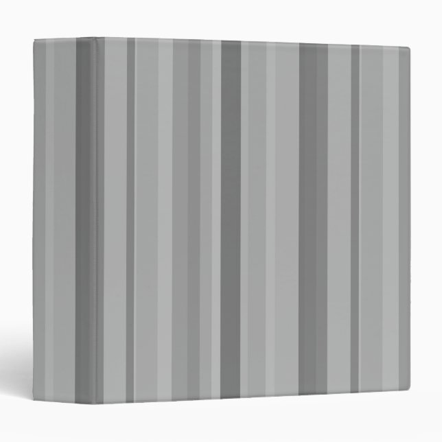 Grey vertical stripes binder (Front/Spine)