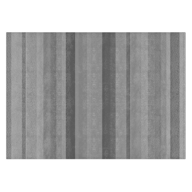 Grey vertical stripes cutting board (Front)
