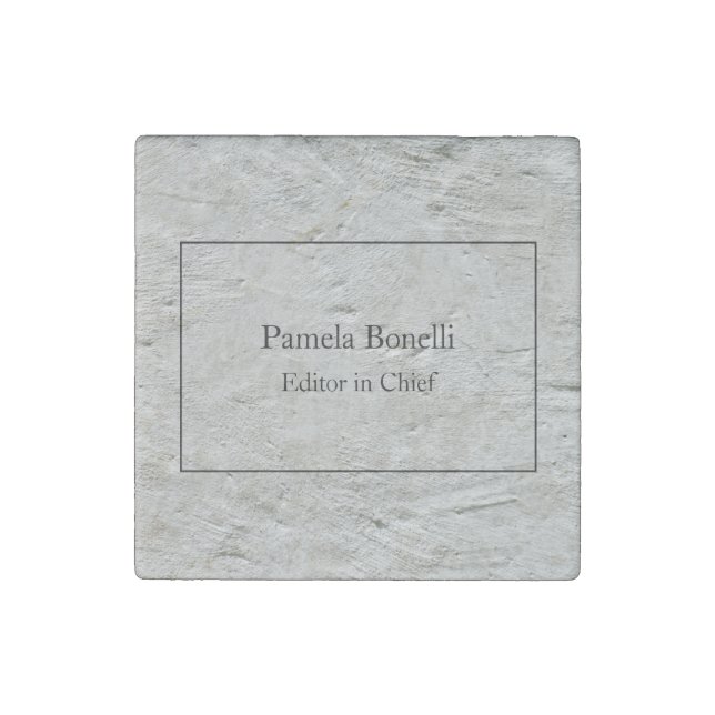Grey Wall Professional Unique Classical Simple Stone Magnet (Front)