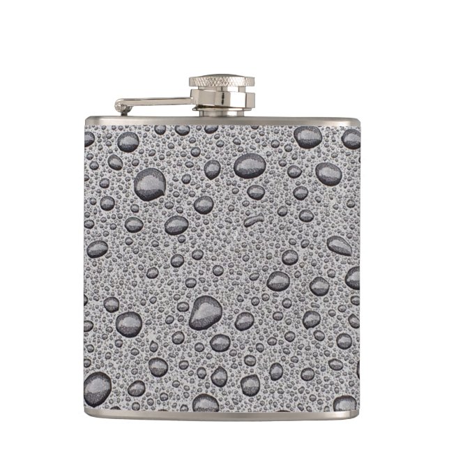 Grey water droplets flask (Front)