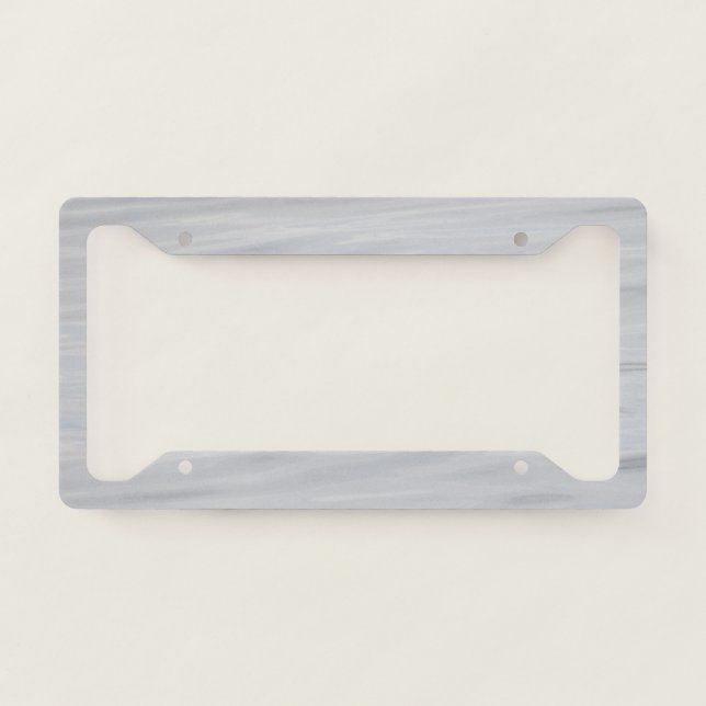 Grey water license plate frame (Front)