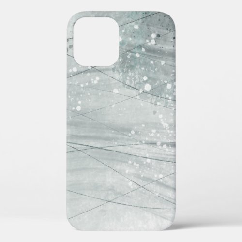 Grey watercolor iPhone 12 case