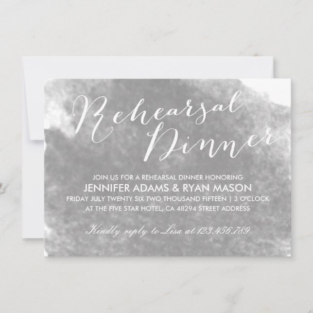 GREY WATERCOLOR INVITATION (Front)