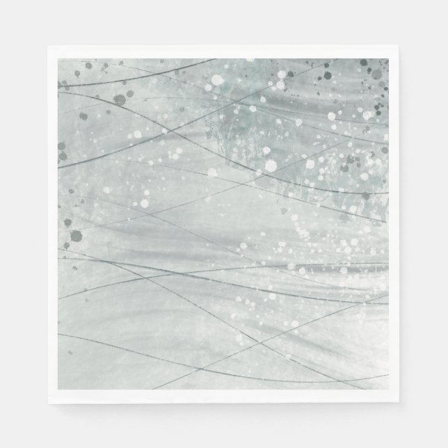 Grey watercolor napkins (Front)