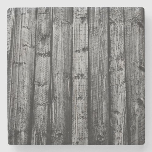 Grey weathered wood boards texture stone coaster