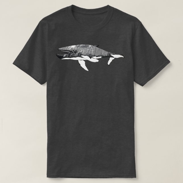 Grey Whale T-Shirt (Design Front)