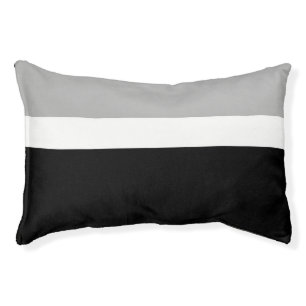 Grey White Black Colors Style Design Pet Bed