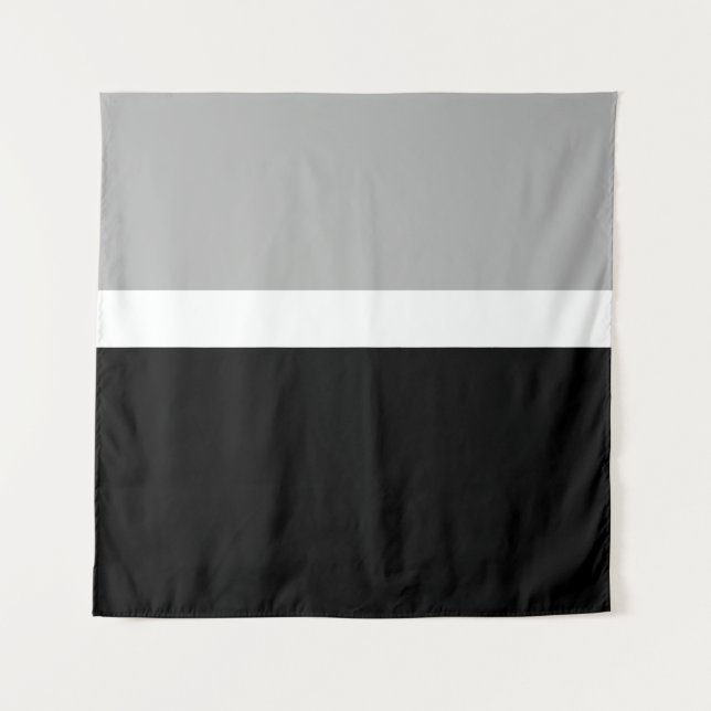 Grey White Black Colors Style Design  Tapestry (Front)