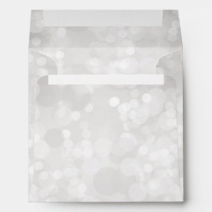 Grey White Bokeh Envelope