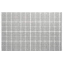 Grey White Brick Pattern Quilting Square Fabric