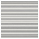 [ Thumbnail: Grey & White Colored Pattern Fabric ]