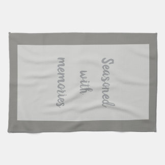 Grey - White Kitchen Towel