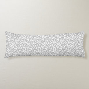 White Grey Leopard Print Pillows Decorative Throw Pillows Zazzle