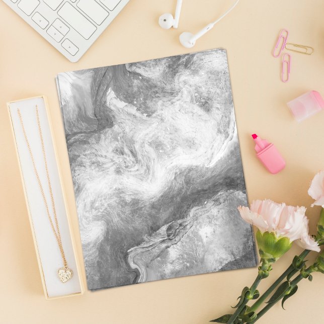 Grey White Marble Pattern Scrapbook Paper (Creator Uploaded)