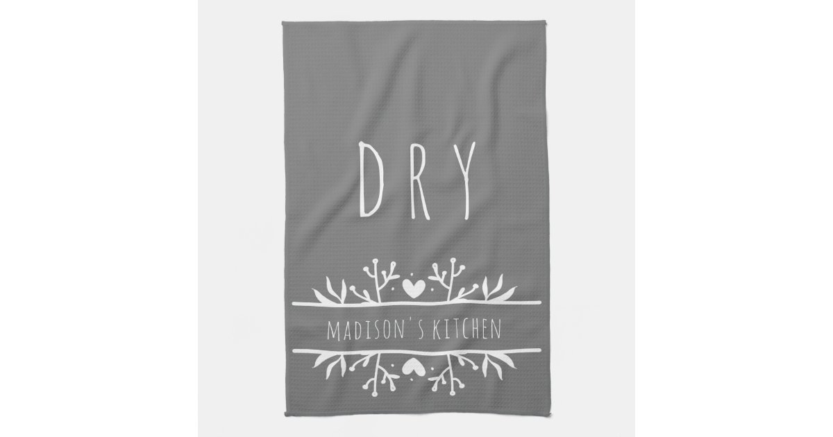 Grey & White Modern Farmhouse Kitchen Towels