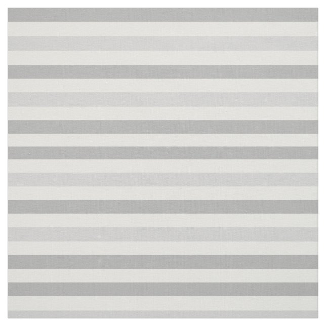 Grey White Stripes Fabric (Swatch)