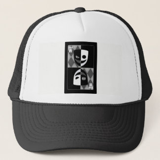 Grey Wildcard Poker Diamonds Trucker Hat