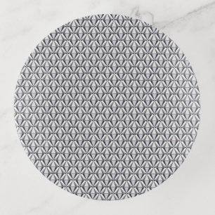 Grey with Pink Trinket Tray