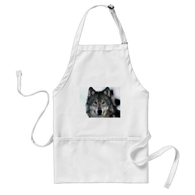 Grey Wolf Adult Apron (Front)