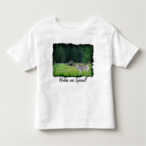 Grey Wolf  Alaskan Forest Wildlife Art T_Shirt