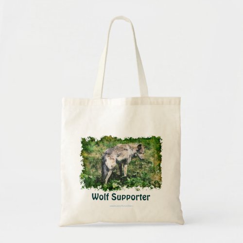 Grey Wolf Art Portrait Carry_Bag Collection Tote Bag
