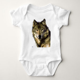 Grey Wolf Baby Bodysuit