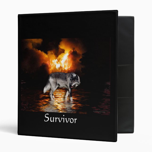 Grey Wolf Binder (Front/Inside)