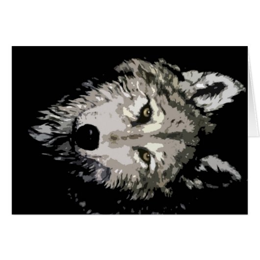 Grey Wolf Cards (Front Horizontal)