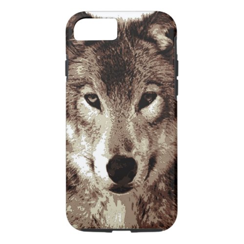 Grey Wolf iPhone 87 Case