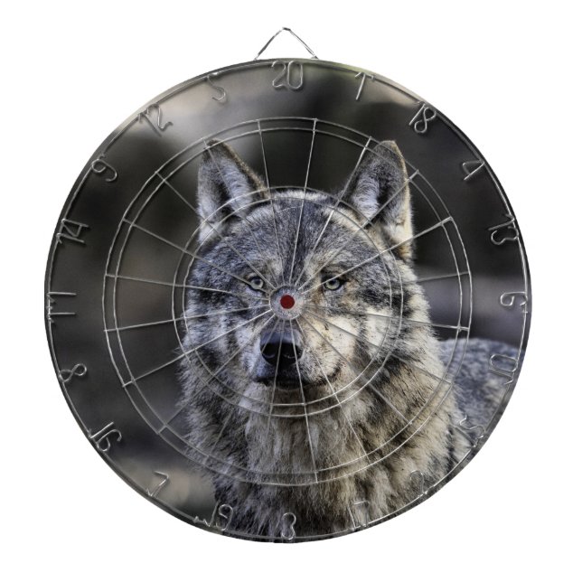 Grey Wolf Dart Board (Front)
