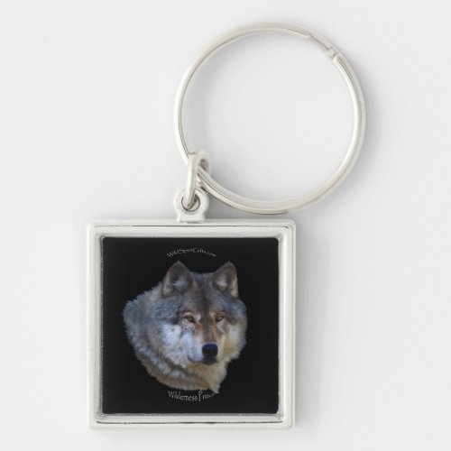 GREY WOLF Design Wildlife Art Key_chain Keychain