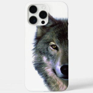 Grey Wolf Eye iPhone 16 Pro Max Case