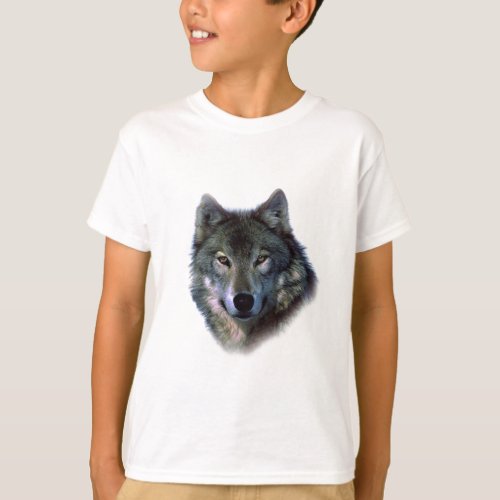 Grey Wolf Eyes T_Shirt