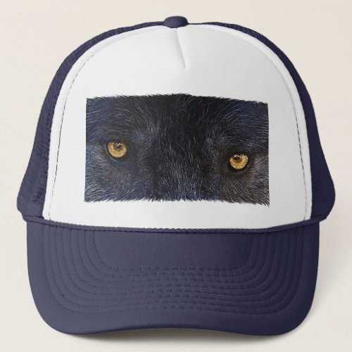 Grey Wolf Eyes Wildlife_lovers Hat