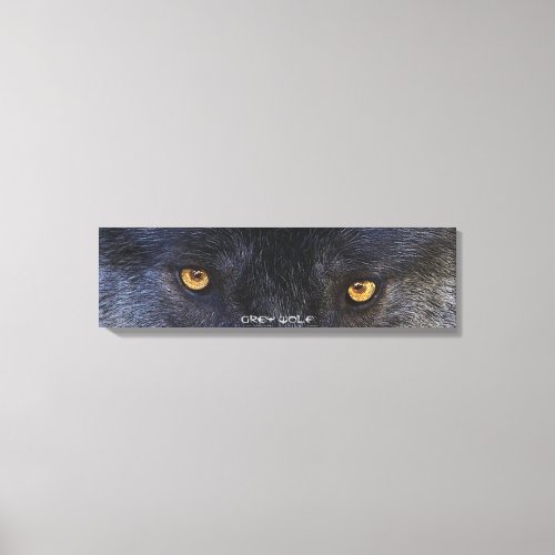 Grey Wolf Eyes Wildlife Supporter Art Print