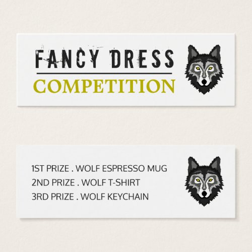 Grey Wolf Halloween Competition Tickets